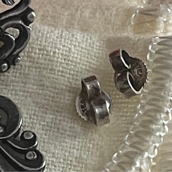 James Avery Retired Vintage Celeste dangle Ear posts - Picture 8 of 11